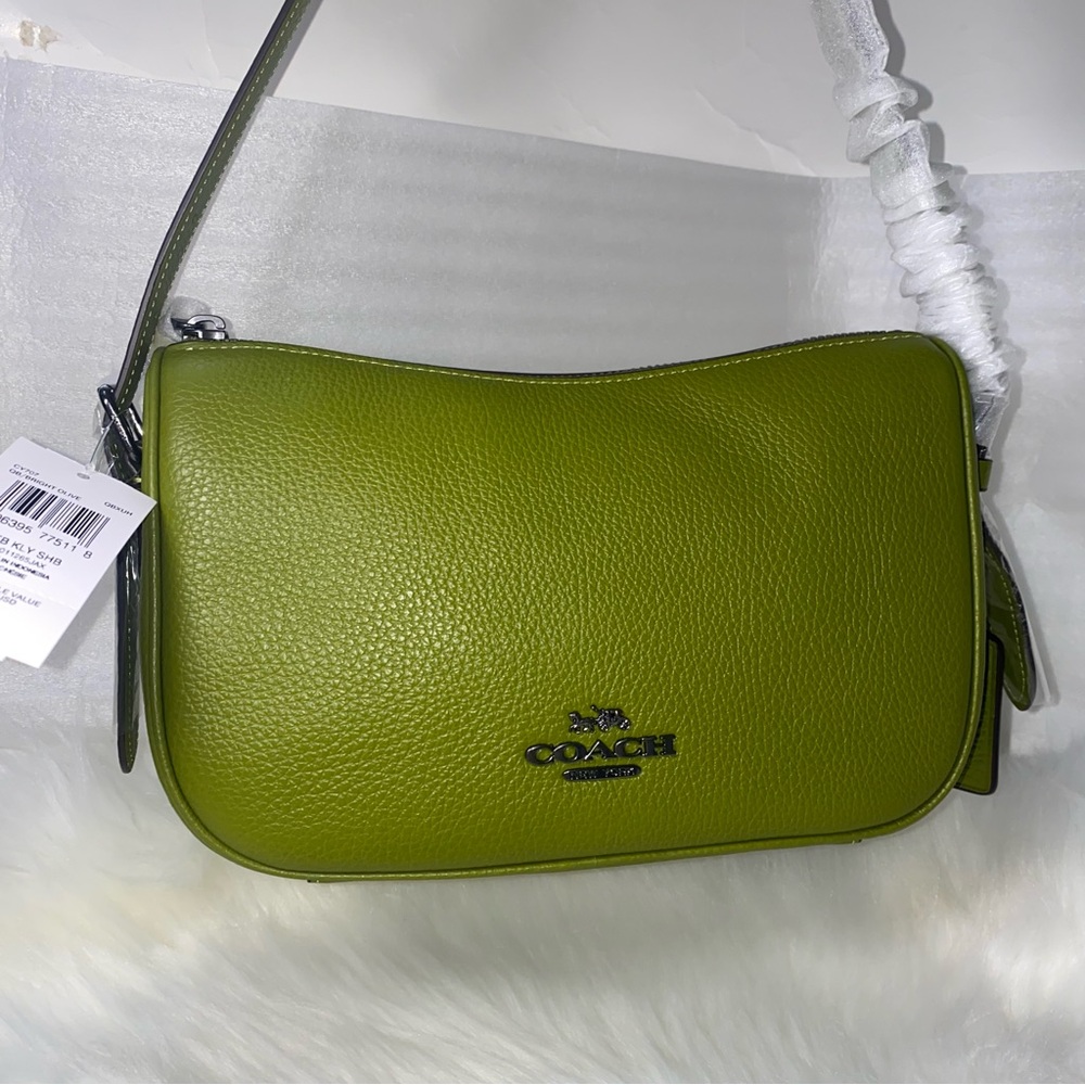 Coach 💚🩶💚 Kailey Shoulder Bag New - Picture 2 of 11